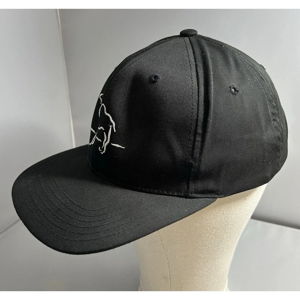 Vintage Camel Cigarettes Snapback Hat Joe Camel Logo Black Embroidered Cap RJRTC
